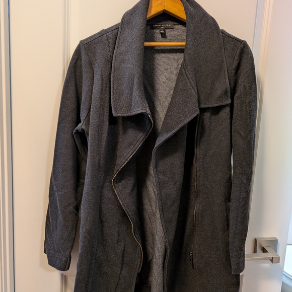 Grey Cotton Jacket - Picture 2 of 2